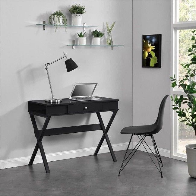 Writing Desk Computer Office Campaign Workstation Table Entryway Console Hallway