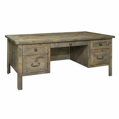 Legends Furniture Joshua Creek Executive Desk, Gray