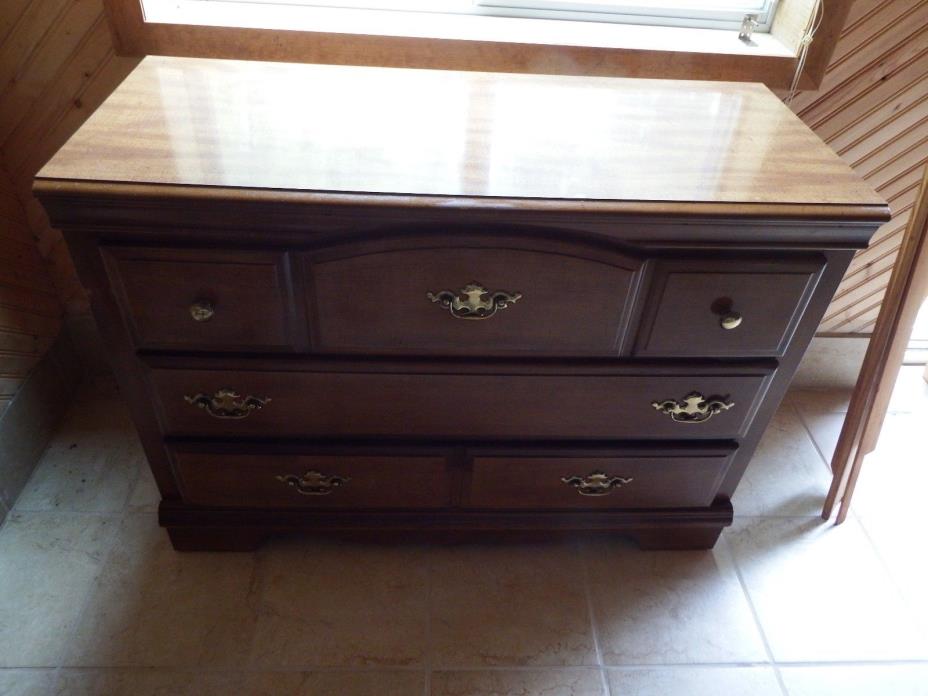 Nice Basset 3 Drawer Oak Dresser