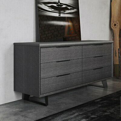 Orren Ellis Soleil 6 Drawer Double Dresser