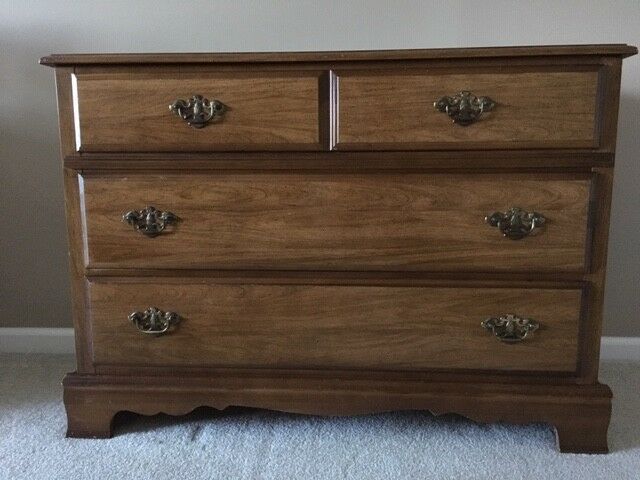 3 Drawer Chest Dresser Bedroom Maple Cabinet Wood Furniture 42