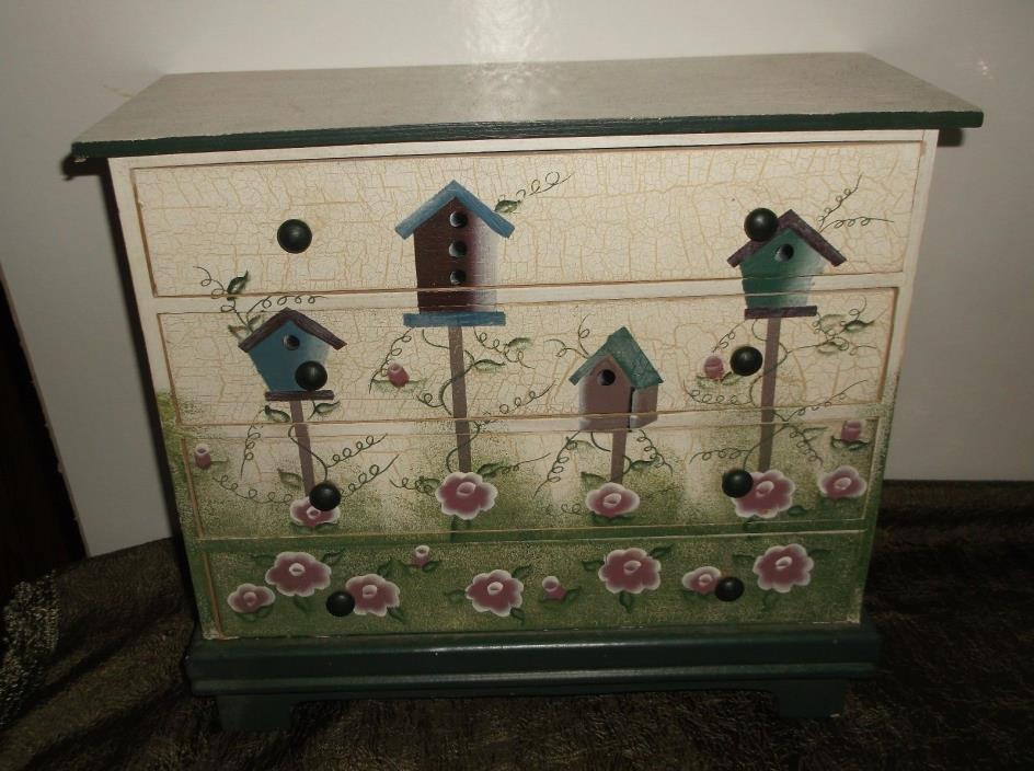 NICE LITTLE JEWEL  BOX OR CHEST 4-DRAWER COLLECTION