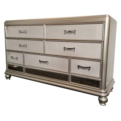 Home Source Industries Anima 7 Drawer Dresser with Optional Mirror