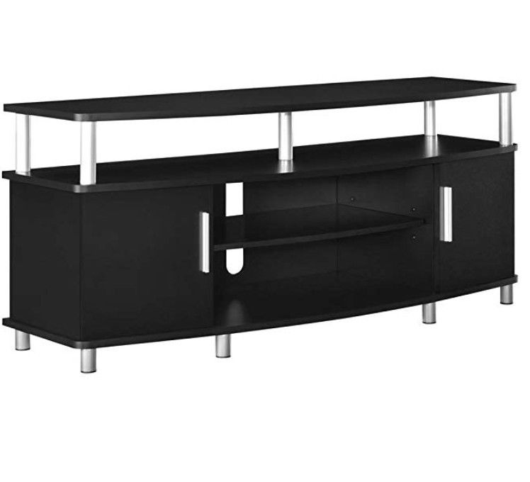 Ameriwood Home Carson TV Stand for TVS up to 50 Inches Wide /black