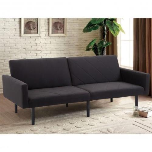 Wooden Convertible Recliner Couch Splitback Sleeper Futon Sofa Bed