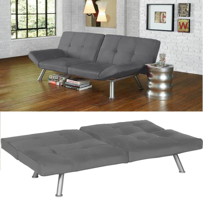 Convertible Futon Sofa Bed Sleeper Couch Lounger Tufted Loveseat Furniture