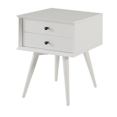George Oliver Broadbent Mid-Century 2 Drawer Nightstand