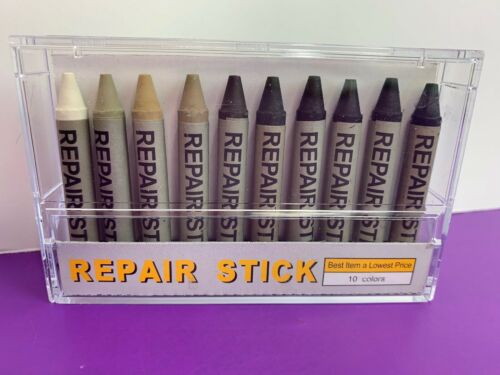 Wood Furniture Floor Wax Repair Sticks 10 Colors New Scratch Touch Up Crayon