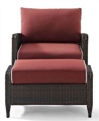 2-Pc Outdoor Wicker Seating Set in Brown [ID 3200832]