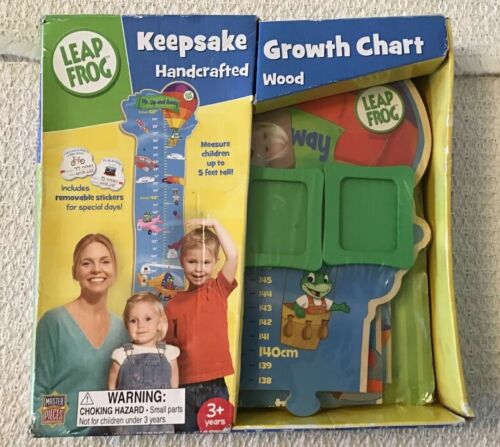 Leap Frog KEEPSAKE GROWTH CHART - Handcrafted Wood, RARE, 12730