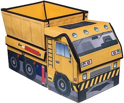 Kid's Construction Dump Truck Collapsible Toy Organizer by Clever Creations | |