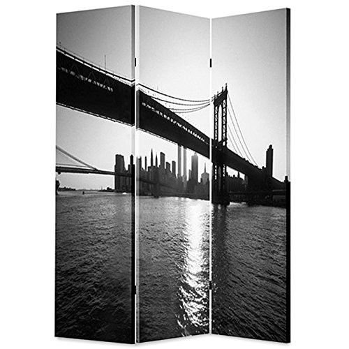 Screen Gems New York Skyline 3 Panel Room Divider