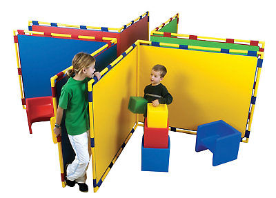 Children's Factory Big Screen Right Angle 2 Panel Room Divider, 60