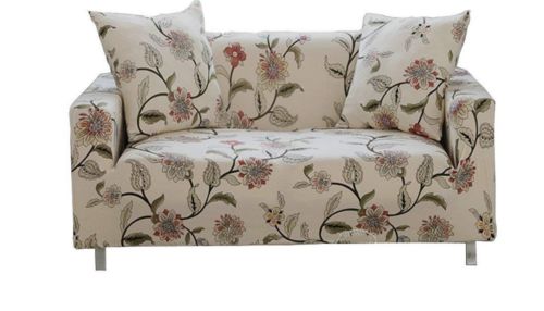 ENZER Stretch Sofa Slipcover Flower vine Pattern Chair Loveseat Couch Cover SOFT
