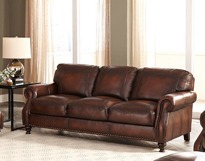 Darby Home Co Trecartin Leather Sofa