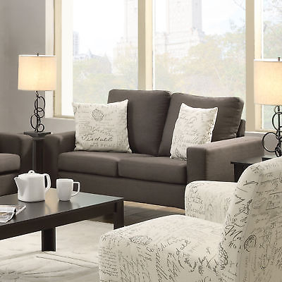 Coaster Loveseat In Grey Finish 504765