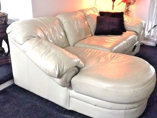 BenchCraft L-shaped Leather Sectional