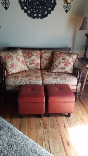 Love seat with matching chair