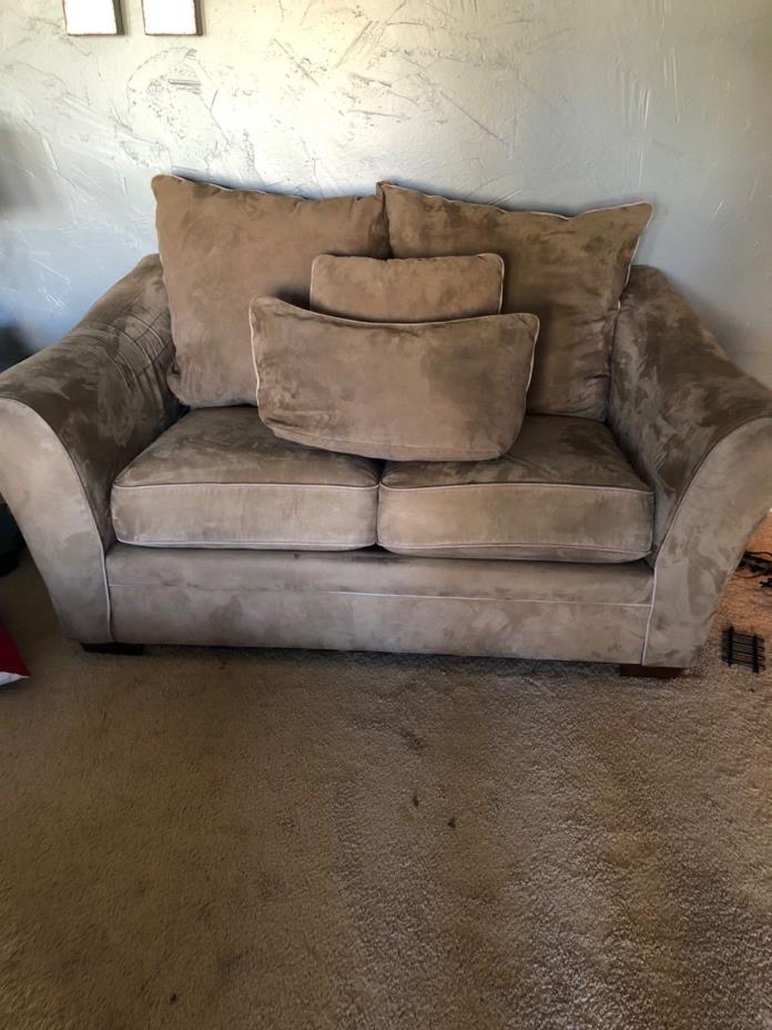 Furniture Row Microfiber Couch and Loveseat.  In excellent condition!