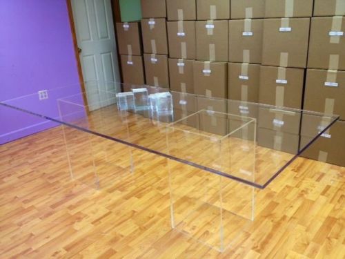 Brand New Big Heavy Lucite Table  40