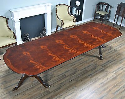 English Style Large Mahogany Extension Table - 139