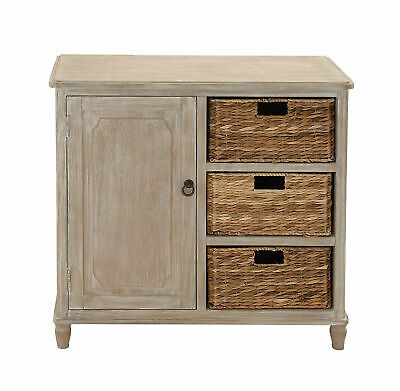 Cole & Grey Basket 3 Drawer Accent Chest