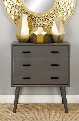 Cole & Grey 3 Drawer Wood Accent Chest