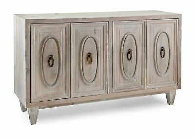 One Allium Way Eamon Wooden 4 Door Accent Cabinet
