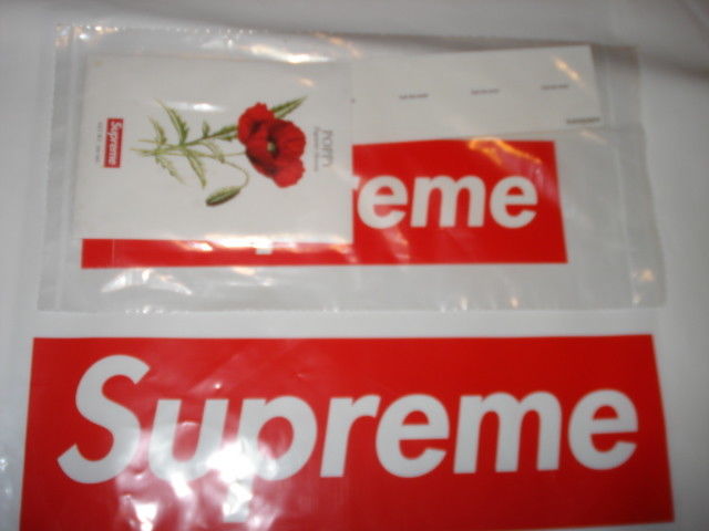 SUPREME STICKER LOT ORIGINAL POPPY SEEDS SEALED NEW
