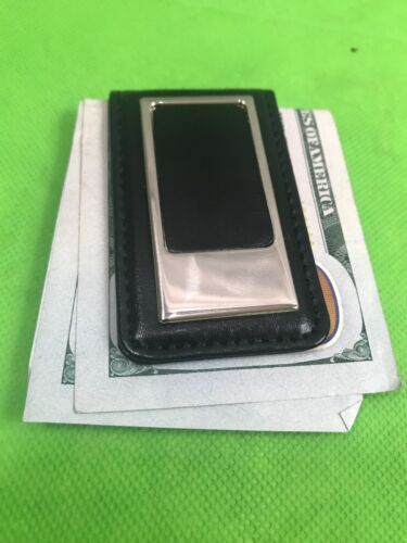 Sheridan Leather Magnetic Money Clip New