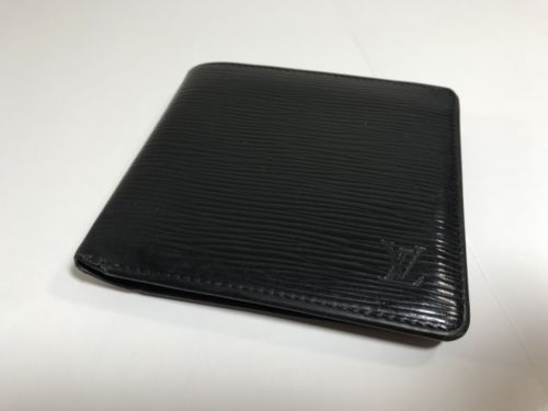 Louis Vuitton Authentic Men's Epi Leather Wallet Marco Bifold LV Monogram Black