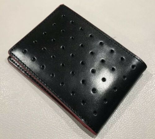 J. Fold Black Slimfold Bifold Leather Credit Card Men's Wallet Leather NWOB