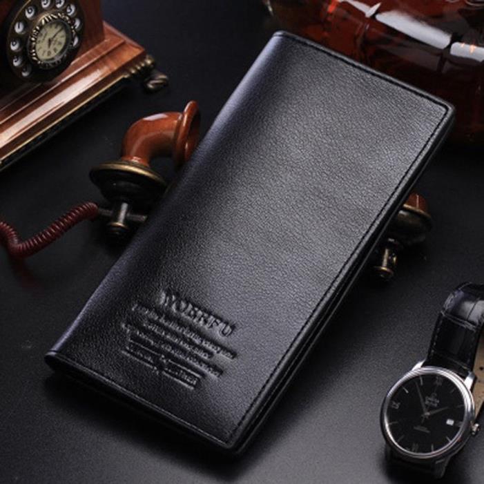 Business Men's Long Casual Leather Wallet Pockets Card Clutch Bifold Purse USA