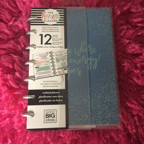 * Limited Edition The Happy Planner Mini Undated Wellness 12 month