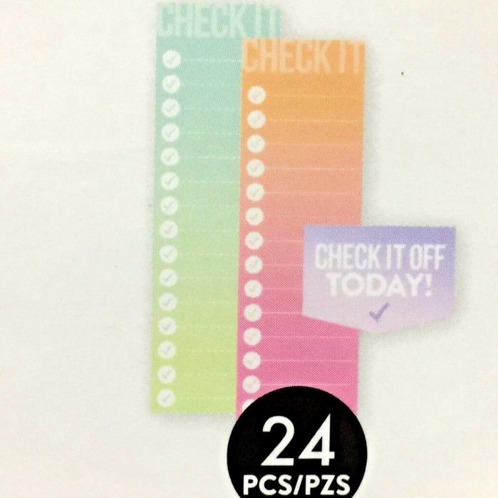 The Happy Planner Sticker Rolls Checklists Replacements Colorful Pastel Box Long