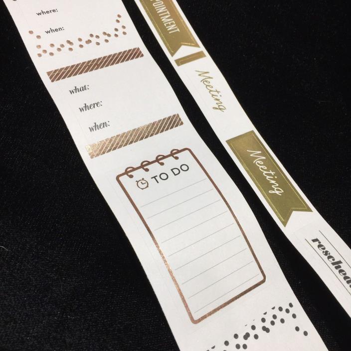 The Happy Planner Mambi Sticker Rolls Appointments Replacements Meeting To Do