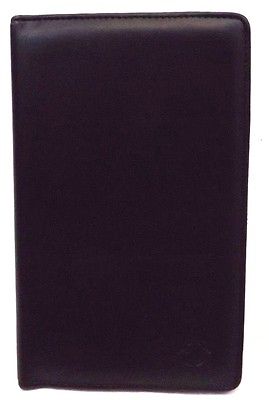 Franklin Covey Bifold Binder Planner Black Vinyl Small