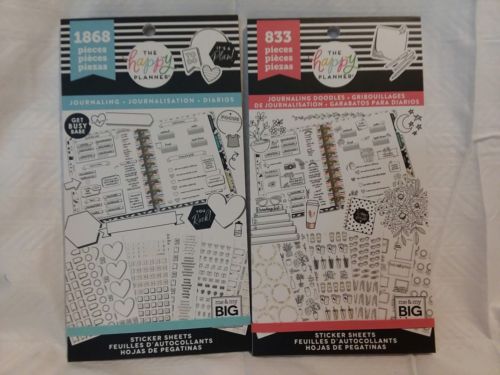 The Happy Planner Journaling + Journaling Doodles Pack New, Create 365