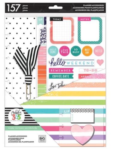 Create 365 The Big Happy Planner Accessories Life is Lovely Stickers Folders B