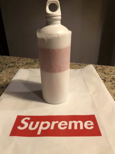 SUPREME SIGG CYD WATER BOTTLE OS SS19 WHITE (IN HAND) 100% AUTHENTIC