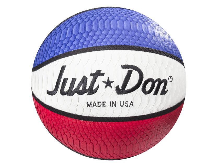Just Don Don C Genuine Python Red White Blue Basketball - RARE
