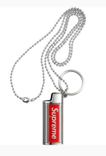 ?? NEW SUPREME LIGHTER HOLSTER KEY CHAIN NECKLACE & SHOWER CAP SS19 accessories