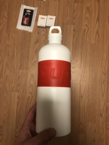Supreme SIGG CYD 1.0L Water Bottle White SS19 IN HAND