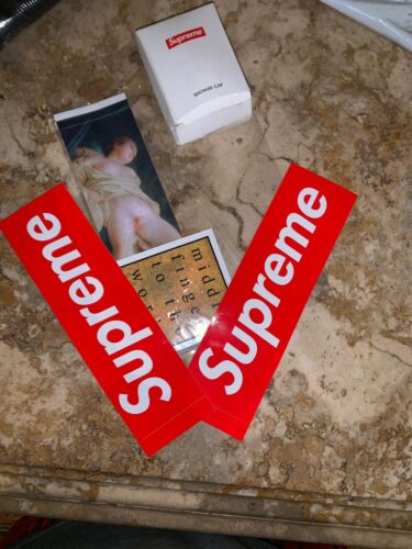 Supreme Shower Cap And SS19 WEEK 1 Stickers