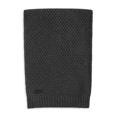 BOSS Hugo Boss Mens Zaff Gray Wool Knit Winter Scarf O/S BHFO 9925