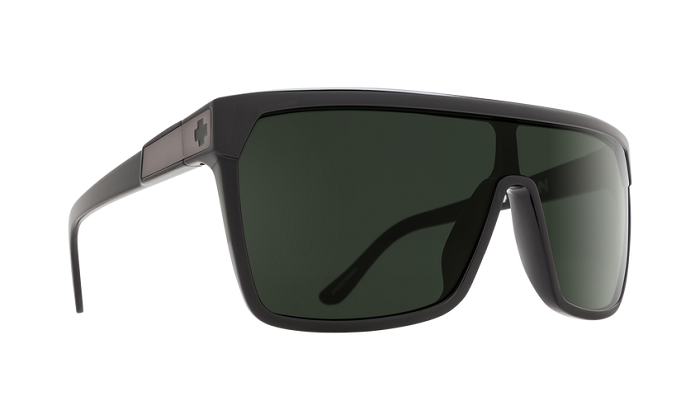 New Spy+ Optic FLYNN Black/Matte Black Sunglasses Happy Gray Greens - Free Ship