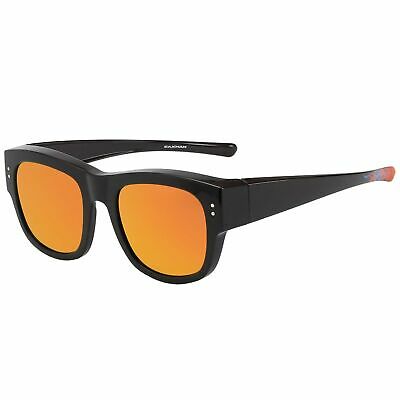 CAXMAN Oversized Fits Over Sunglasses Mirrored Polarized Lens for Prescription G