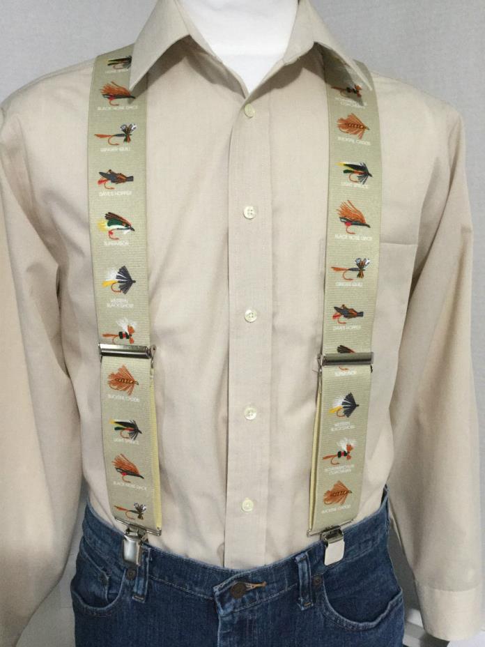 New, Men's, Flies on Khaki, XL, 2