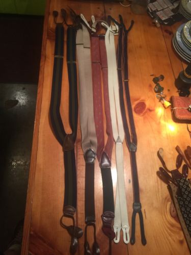 VINTAGE SUSPENDERS BRACES YOUR CHOICE! STRETCH STYLE. PRICED EACH!