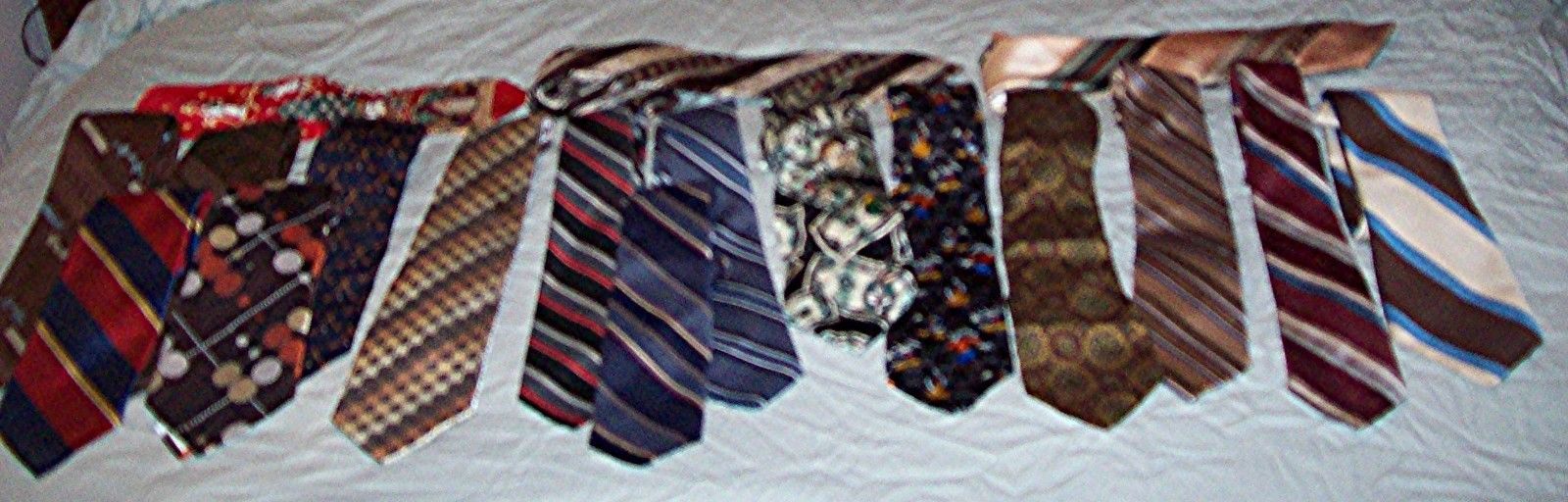 Ties Lot of 17 Asst Labels Ketch, 1 Burberry, 1 Polo, 3 Wembley plus others